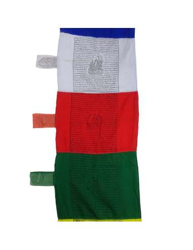 Banderas Tibetanas Verticales 2,35 metros, Hechas en Nepal ✓