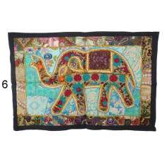 Tapiz Elefante patchwork 95 cm x 65 cm