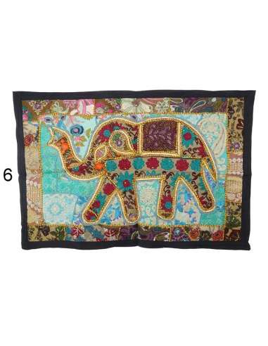 Tapiz Elefante patchwork 95 cm x 65 cm