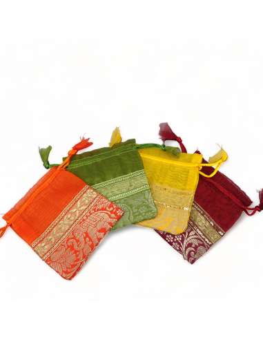 Bolsas de tela o textil para bisutería regalos