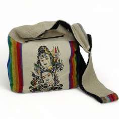 Bolso Bandolera Hippie ☮️ con Shiva y Parvati