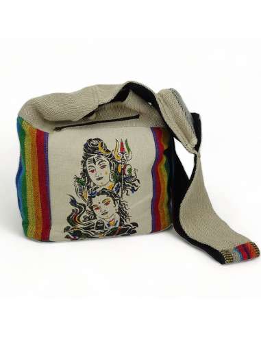 Bolso Bandolera Hippie ☮️ con Shiva y Parvati