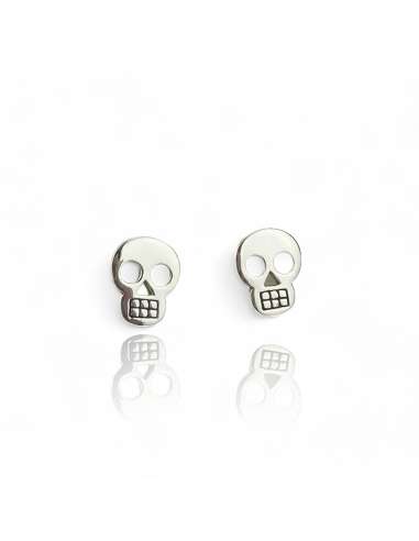 Pendientes Plata 1ªLey calaveras