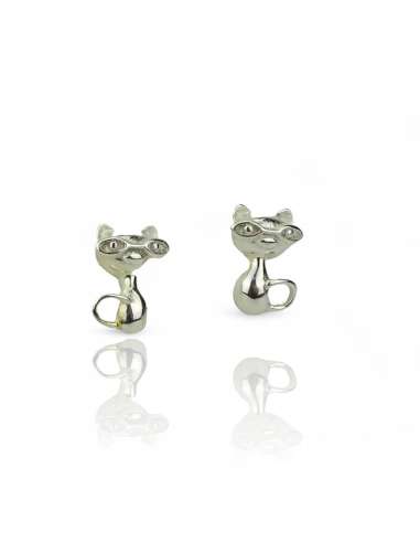 Pendientes Plata 1ª Ley Gatos