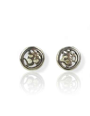 Pendientes Plata 1ª Ley mantra OM