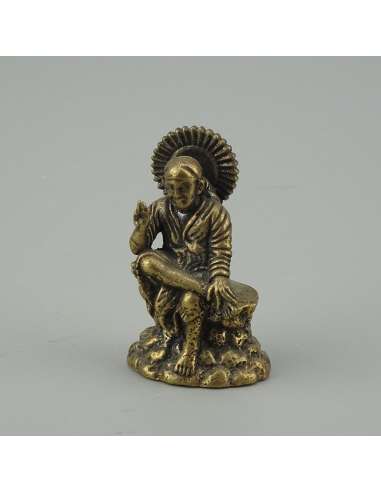 Mini Figura Sai Baba de Bronce 3 cm