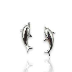 Pendientes Delfines en Plata 1ªLey