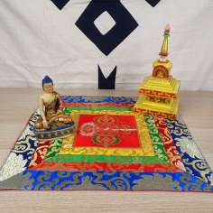 Tapete para altar budista Vajra/ Dorje  41 cm x 40 cm