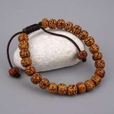 Pulsera mala de Rudraksha 8 mm