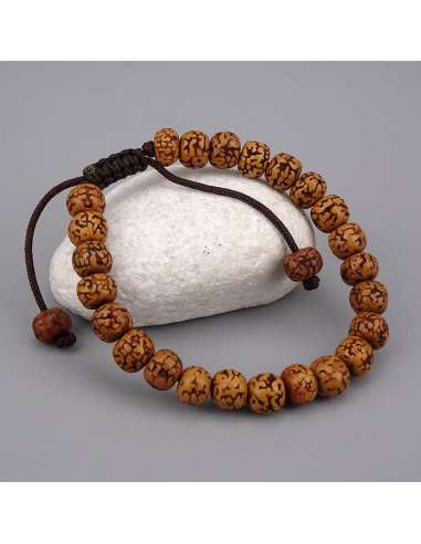 Pulsera mala de Rudraksha 8 mm