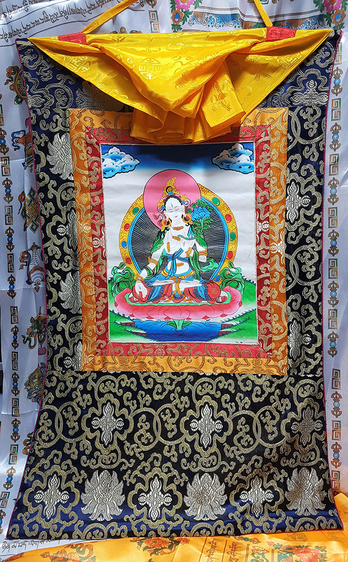 ,Tapiz de Buda Tibetano,Budismo Pintura de Desplazamiento,Zen Meditación Decoracion Gandhanra Arte Thangka Budista Thangka Tibetano,SIPAHO rueda de protección del calendario tibetano,zodíaco tibetano 