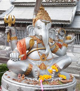 Dios Hindú Ganesh, portador de la buena fortuna y liberador de obstáculos